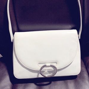 Vintage PRADA!! 🤍⚡️WHITE HOT! 🔥🔥GORGEOUS! 😍 Patent Leather Bag! ✨